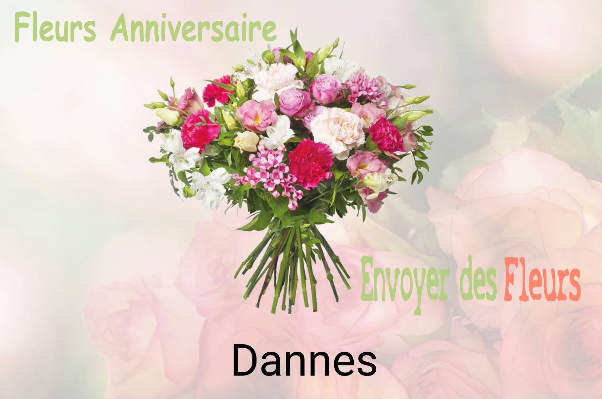 Bouquet de fleurs d’anniversaire livré à Dannes